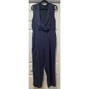 Lulus Womens Sleeveless Jumpsuit Size XL Capsule‎ Sleek Timeless Minimalist Soft
